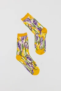 Sock Candy Calla Lily Sheer Sock