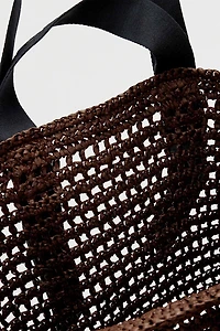 AllSaints Lullah Woven Tote Bag