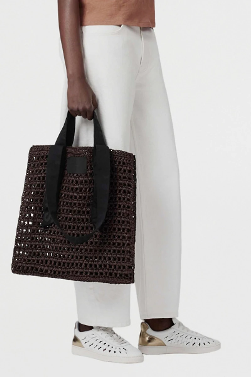 AllSaints Lullah Woven Tote Bag