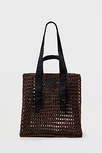 AllSaints Lullah Woven Tote Bag