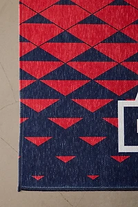 NCAA Dropzone Logo Washable Rug