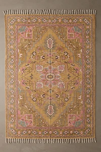 Daphne Art Deco Floral Printed Rug