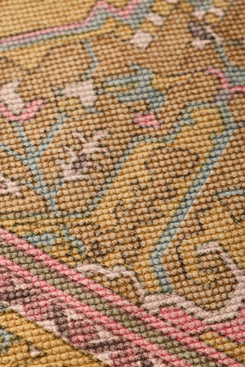 Daphne Art Deco Floral Printed Rug