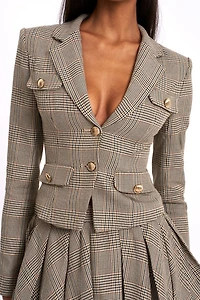 Miss Circle Oakley Preppy Blazer Jacket