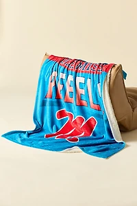 NCAA Bevel Silk-Touch Fleece Throw Blanket