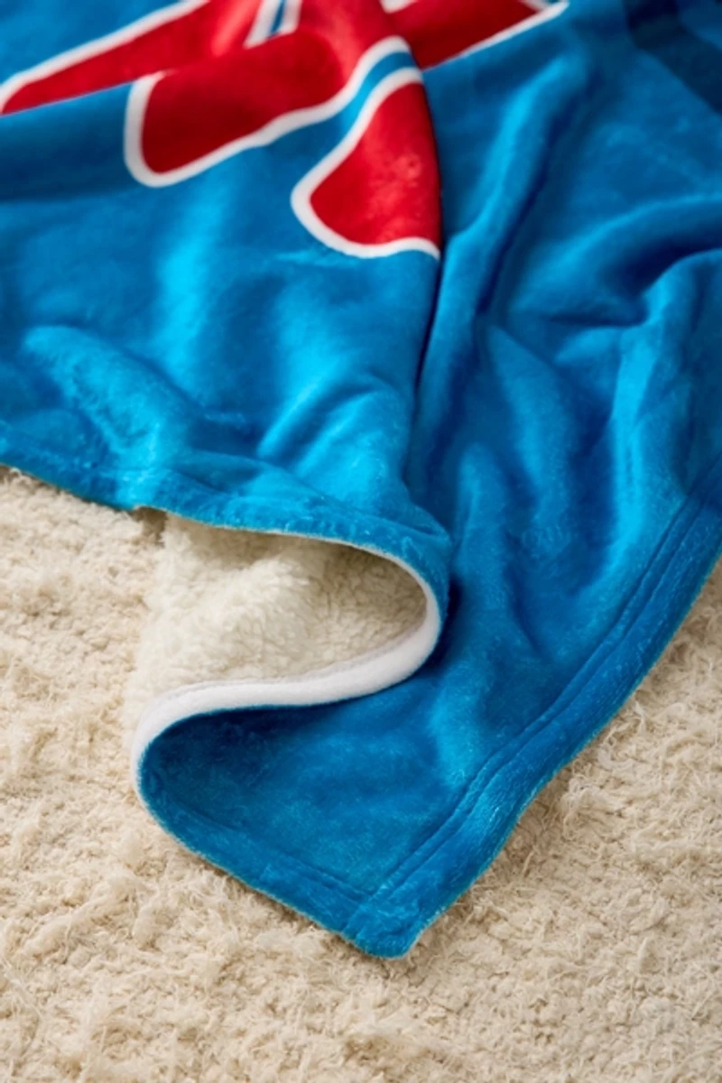 NCAA Bevel Silk-Touch Fleece Throw Blanket