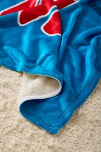 NCAA Bevel Silk-Touch Fleece Throw Blanket