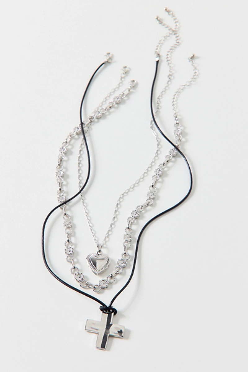 Caroline Corded Layering Necklaces Set