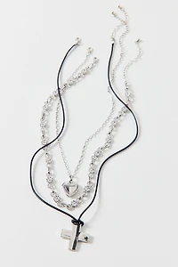 Caroline Corded Layering Necklaces Set