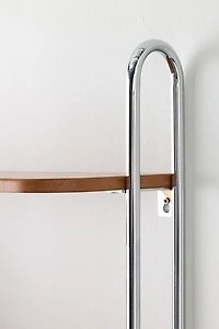 Boden Chrome 2-Tier Wall Shelf