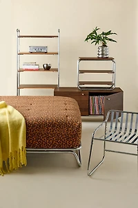 Boden Chrome 2-Tier Wall Shelf