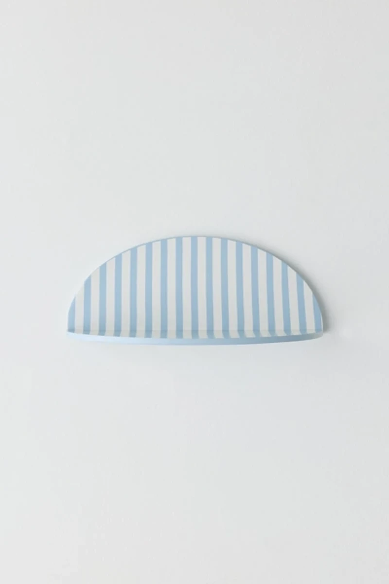 Tallulah Striped Arch Resin Wall Shelf