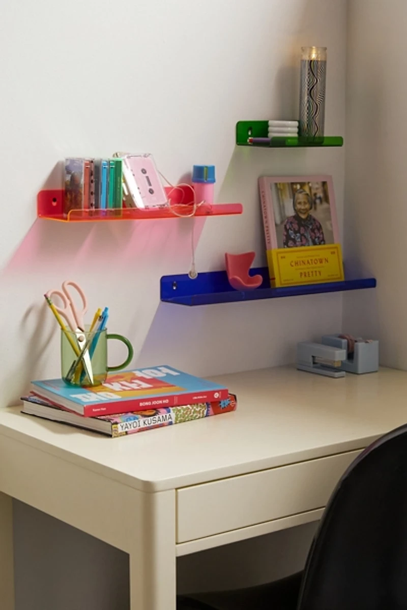 Emory Acrylic Wall Shelf