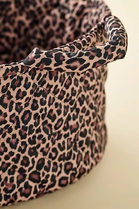 Sophie Patterned Puffy Fabric Storage Basket