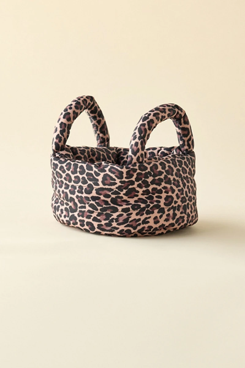 Sophie Patterned Puffy Fabric Storage Basket