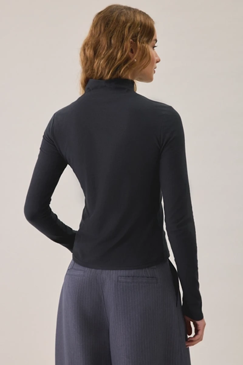 BDG Turtleneck Long Sleeve Spill The Tee