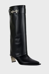 Azalea Wang Chrono Metal Heeled Boot