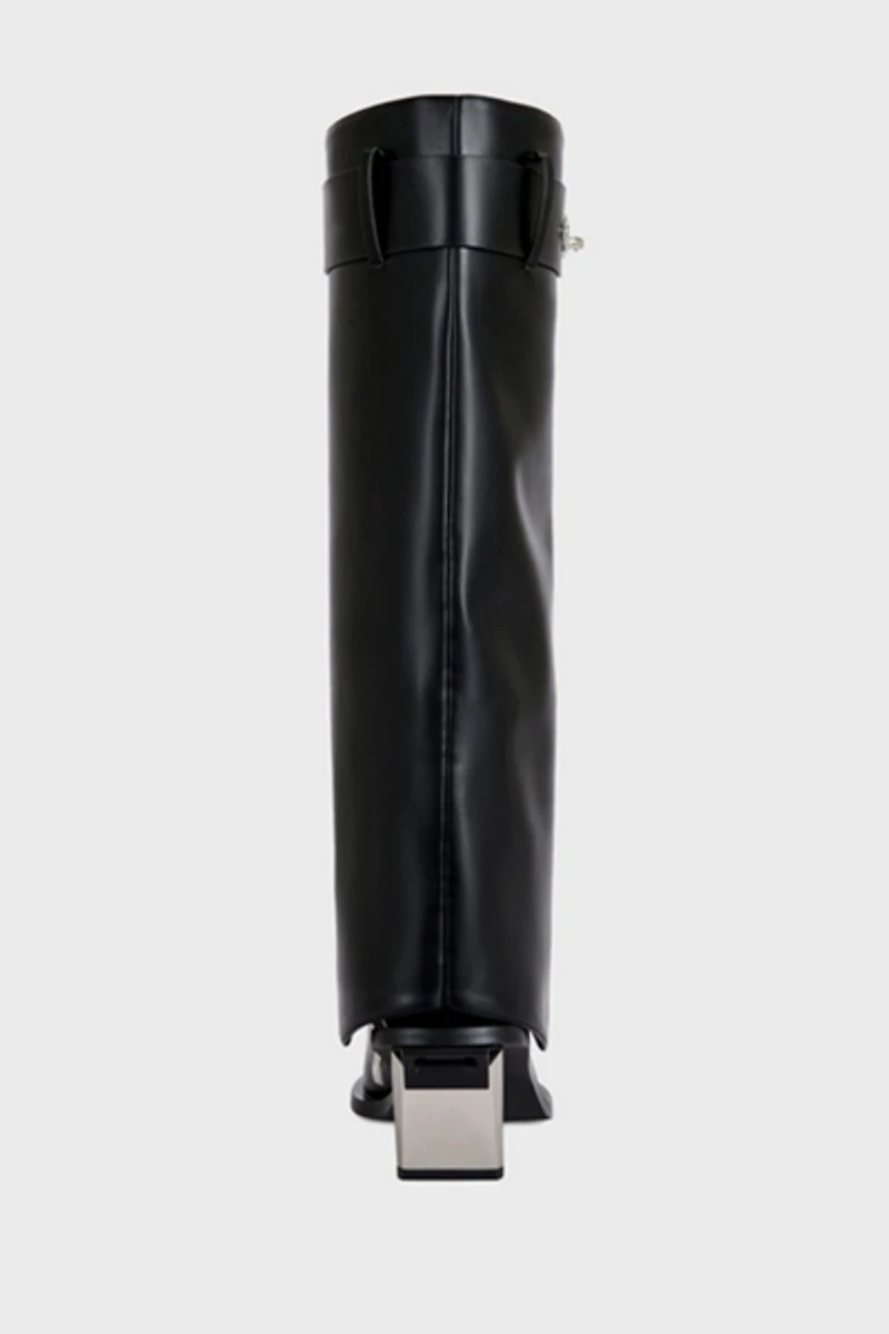 Azalea Wang Chrono Metal Heeled Boot