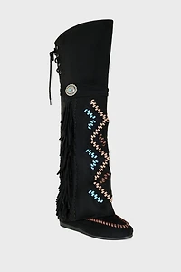 Azalea Wang Edmund Flat Moccasin Boot