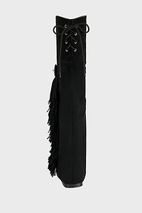 Azalea Wang Edmund Flat Moccasin Boot