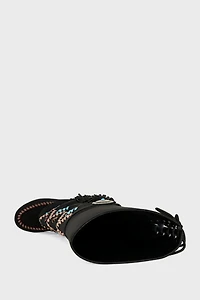 Azalea Wang Edmund Flat Moccasin Boot