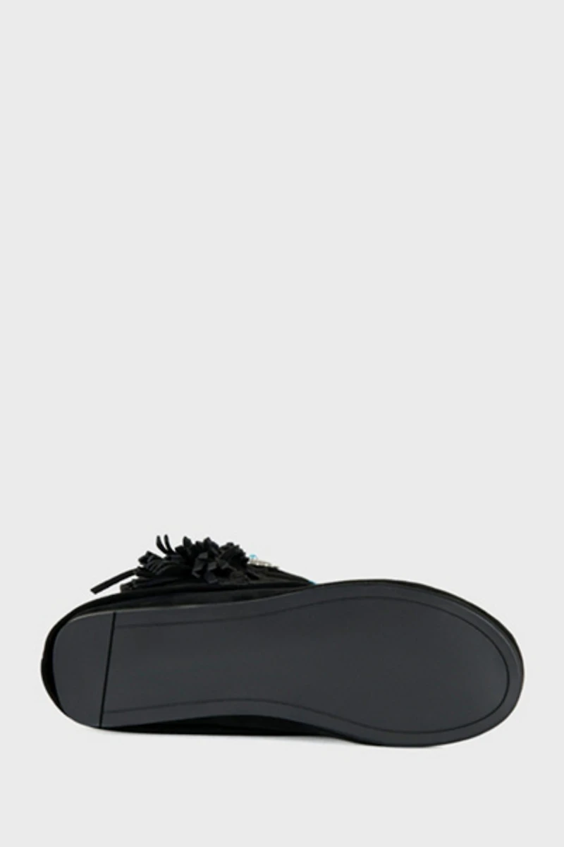 Azalea Wang Edmund Flat Moccasin Boot