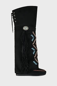 Azalea Wang Edmund Flat Moccasin Boot