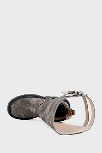 Azalea Wang Rampage Distressed 2 Way Harness Boot