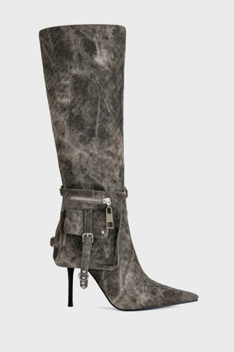Azalea Wang Rondel Stiletto Boot