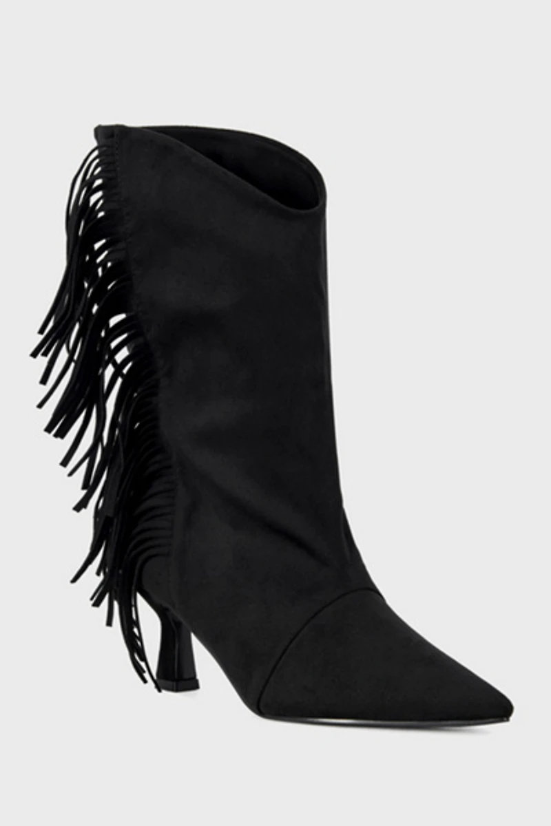 Azalea Wang Sariah Fringe Bootie