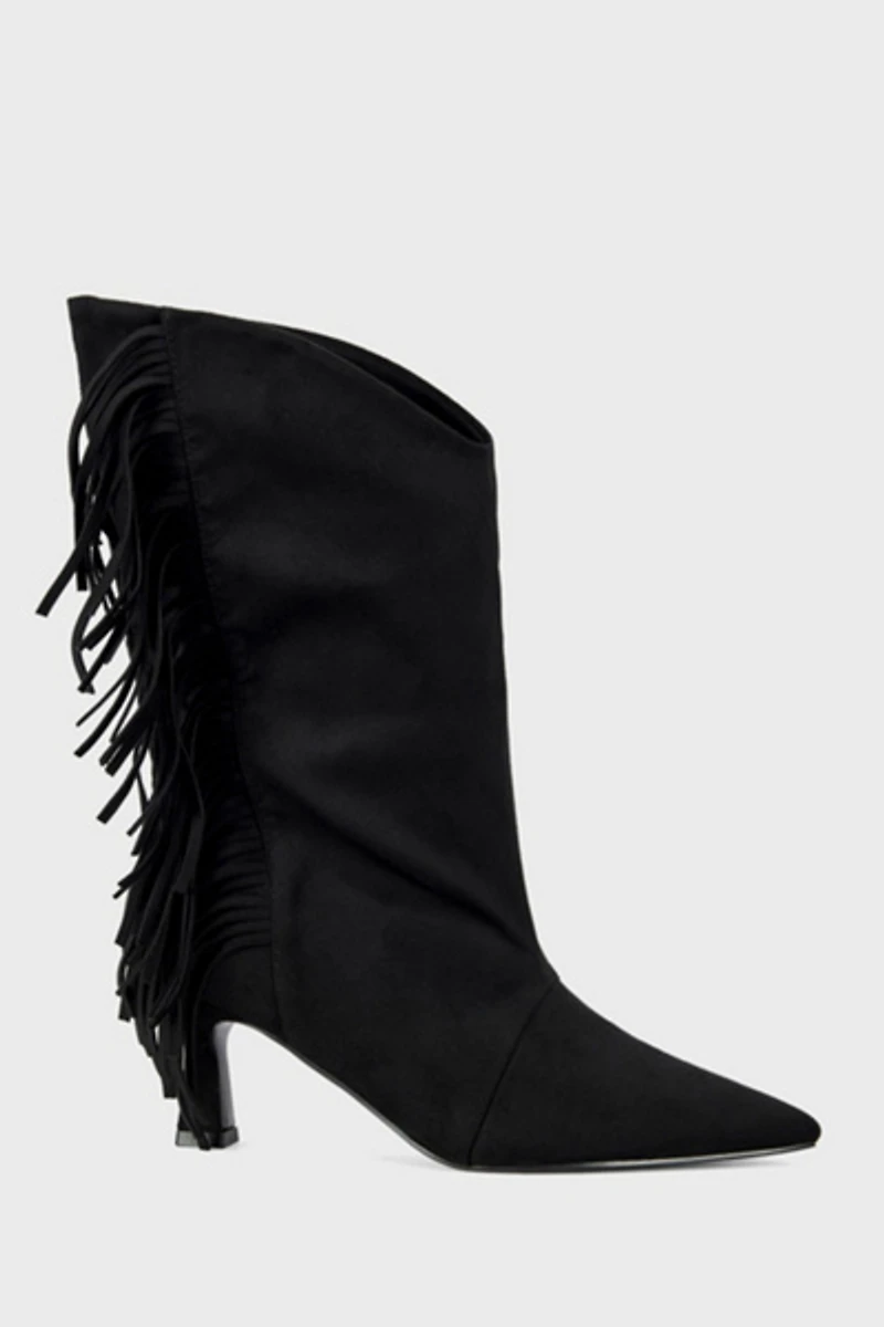 Azalea Wang Sariah Fringe Bootie