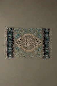 Minerva Floral Digital Printed Chenille Rug