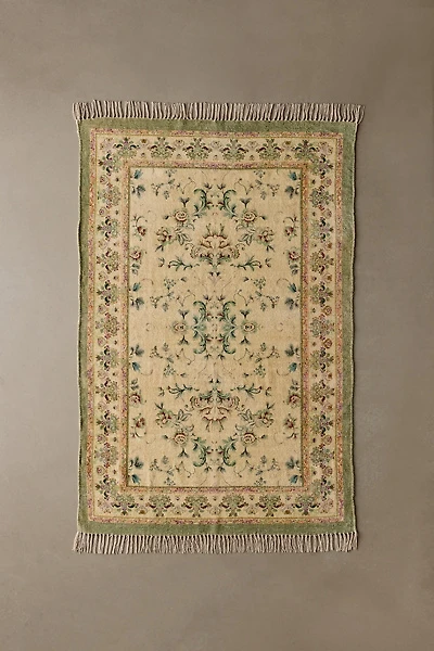 Lola Floral Digital Printed Chenille Rug