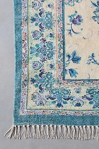 Lola Floral Digital Printed Chenille Rug