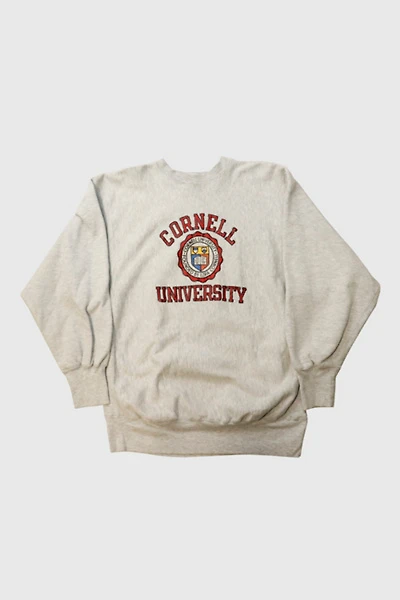 Vintage 80s Champion Reverse Weave Cornell University Crewneck Sweatshirt