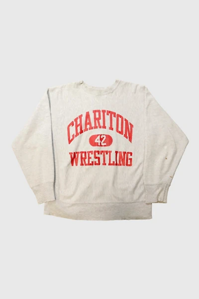 Vintage 80s Champion Charlton Wrestling Crewneck Sweatshirt