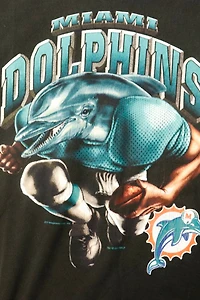 Vintage 2001 Miami Dolphins Football Player Graphic T-Shirt