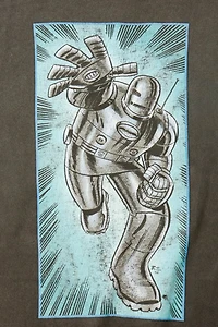 Vintage Graphitti 2001 Marvel Comics Graphic T-Shirt