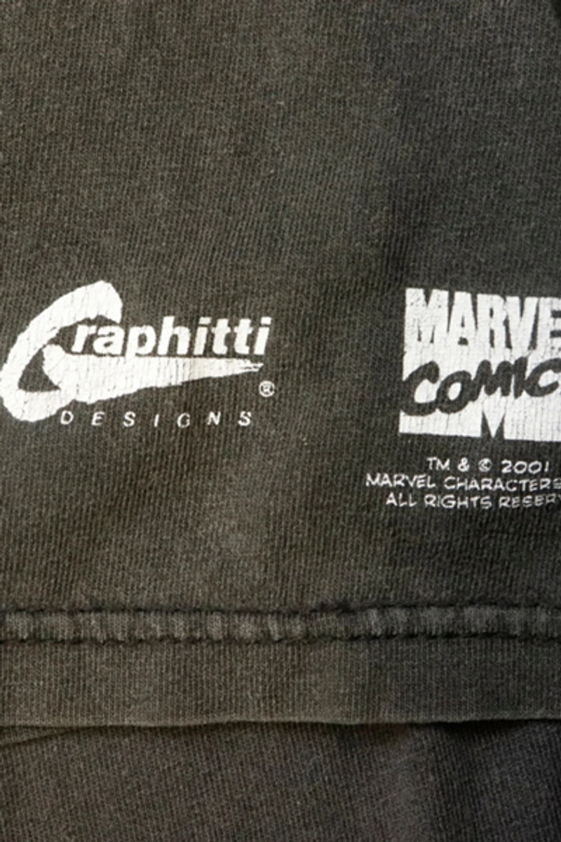 Vintage Graphitti 2001 Marvel Comics Graphic T-Shirt