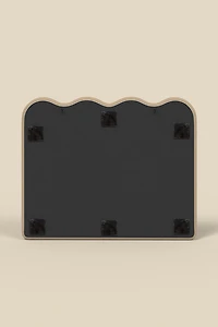 Carmie Scalloped No Nails Floating Headboard