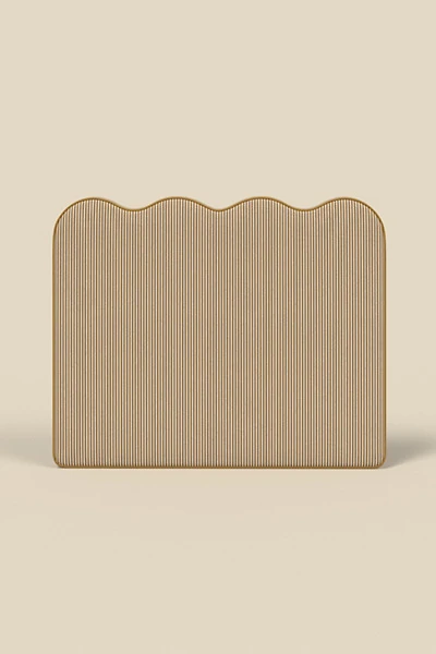 Carmie Scalloped No Nails Floating Headboard