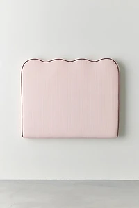 Carmie Scalloped No Nails Floating Headboard