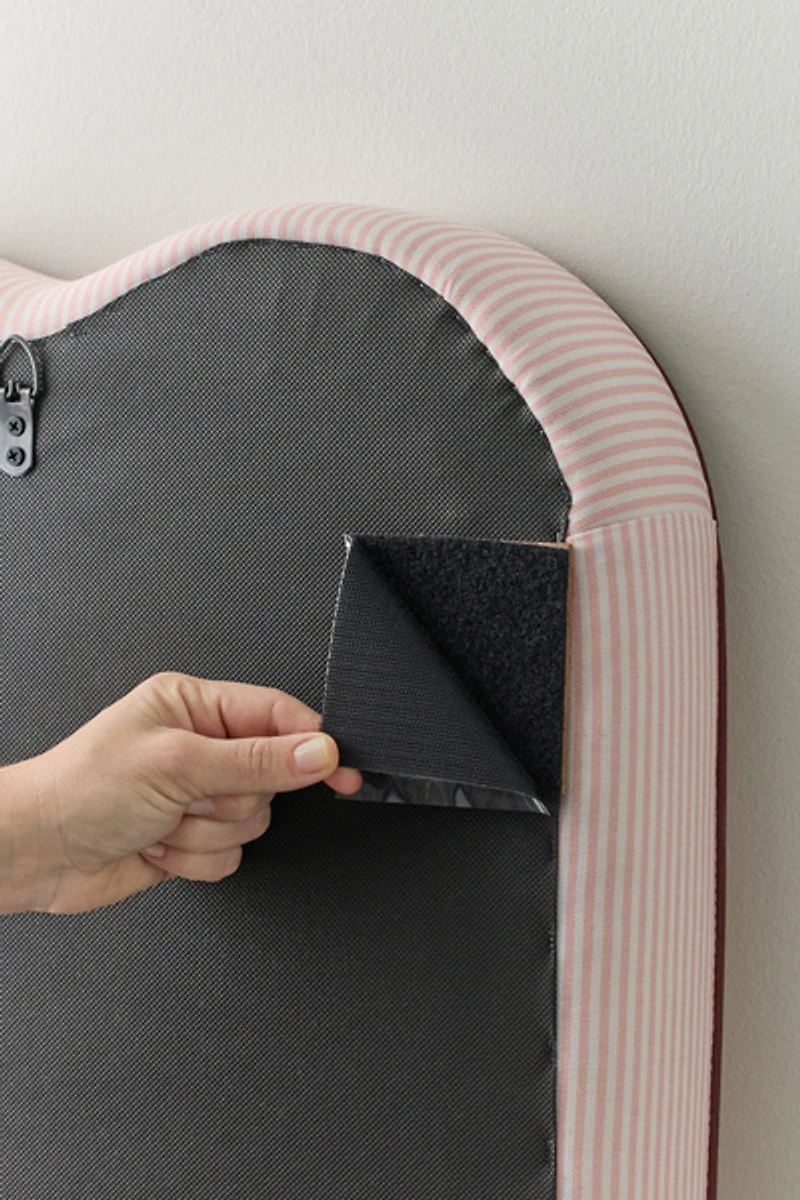Carmie Scalloped No Nails Floating Headboard