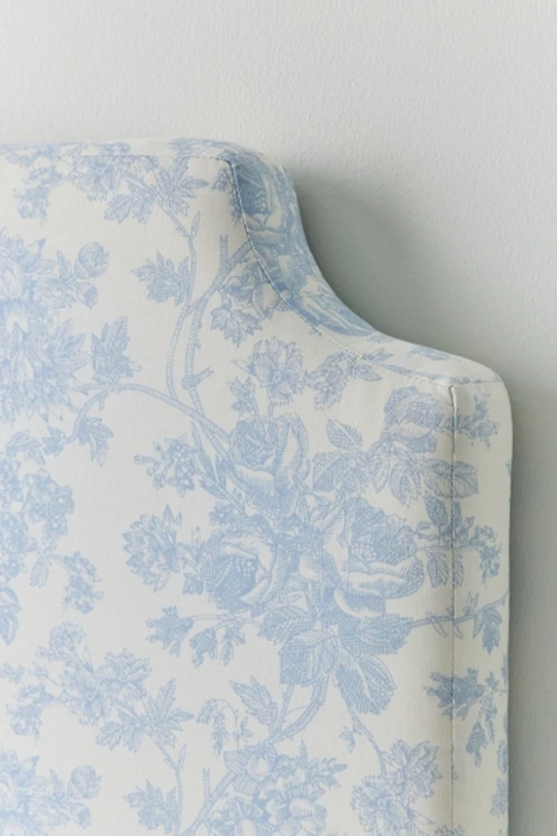 Mila Crowned Upholstered Floating Headboard