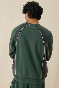 iets frans… Logo Paneled Crew Neck Sweatshirt