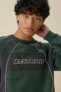 iets frans… Logo Paneled Crew Neck Sweatshirt