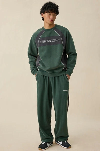 iets frans… Logo Paneled Crew Neck Sweatshirt
