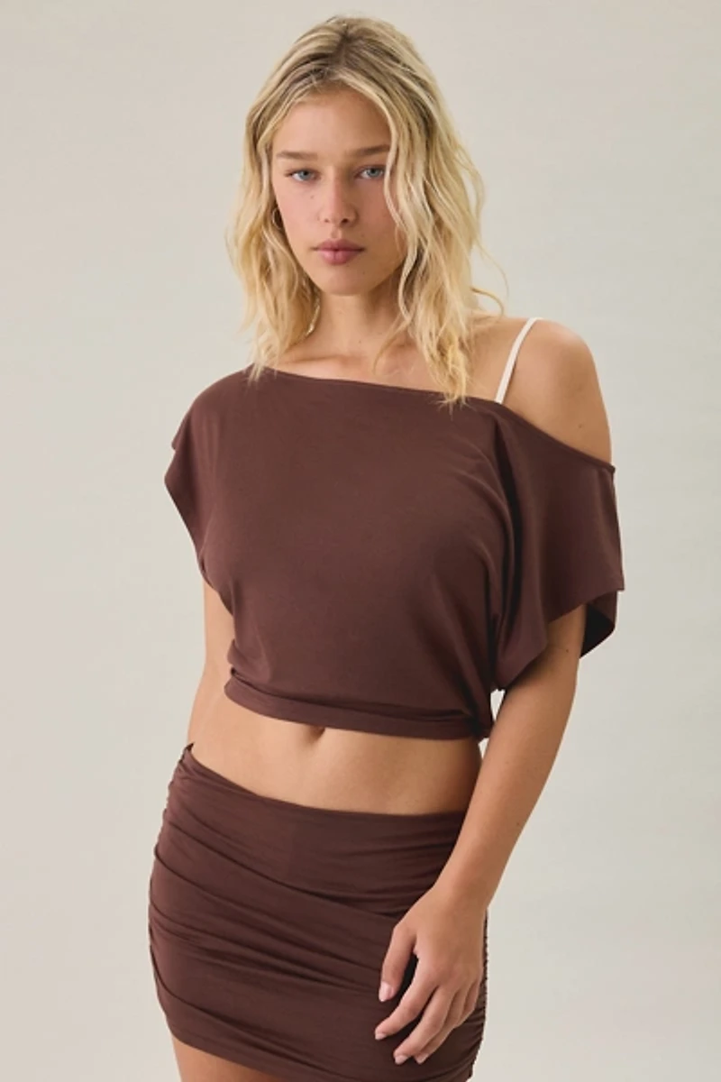 Out From Under Bid Day Open-Back Crop Top