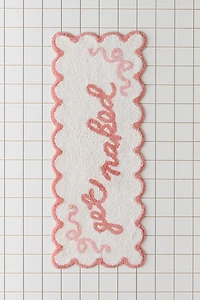 Get Naked Scalloped Bath Mat