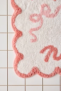 Get Naked Scalloped Bath Mat
